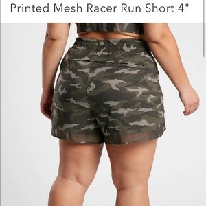 Athleta Race Runner Camo Shorts
